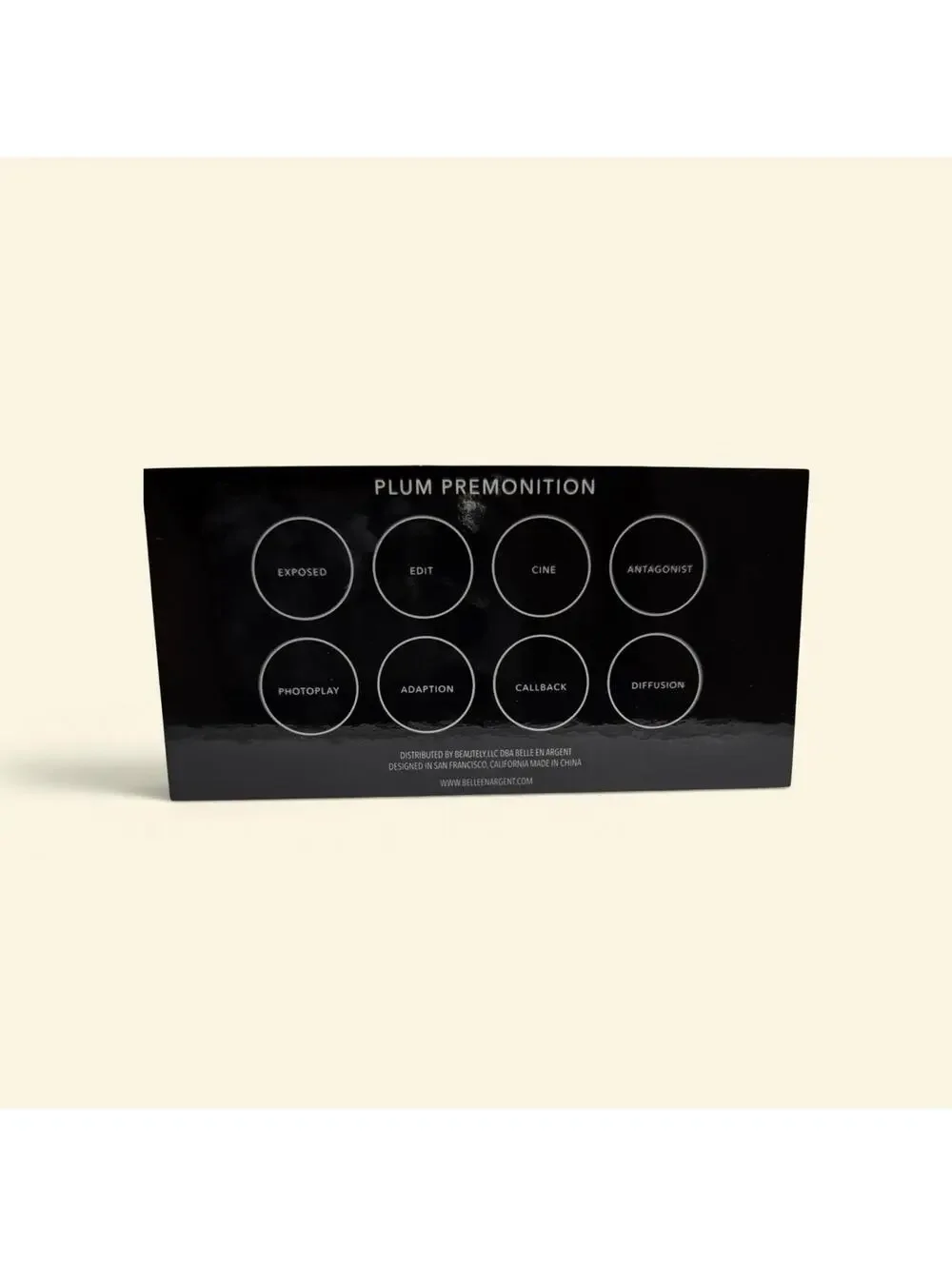 BELLE EN ARGENT Eyeshadow Palette Plum Premonition - NIB